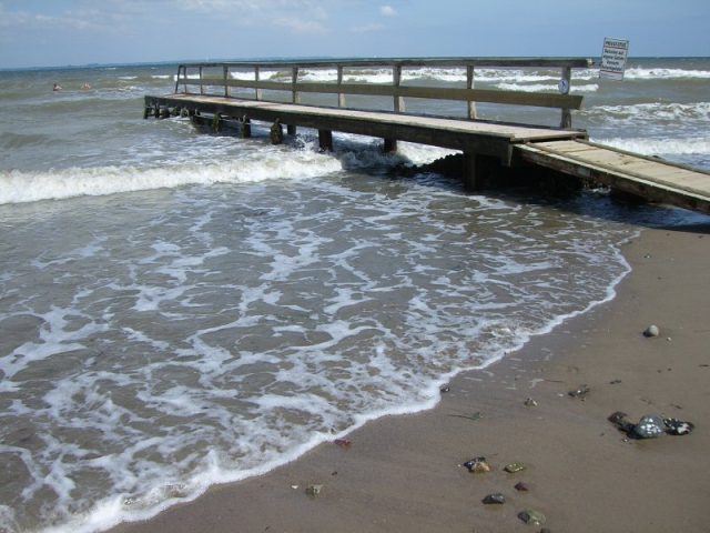 Steg zwischen Niendorf und Brodtener Steilufer