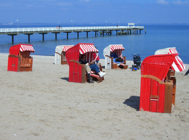 Der groe Anlegesteg von Niendorf